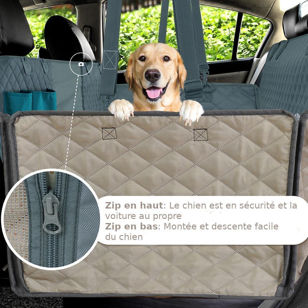 Détails de la housse de siège pour chien / Gris clair | Truviafit
